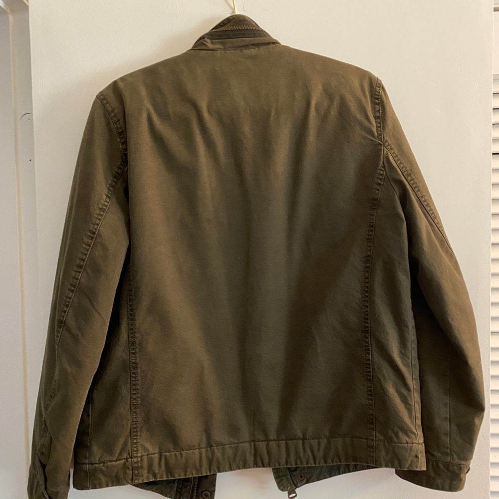Levi’s Green StandCollar Military Jacket Gem